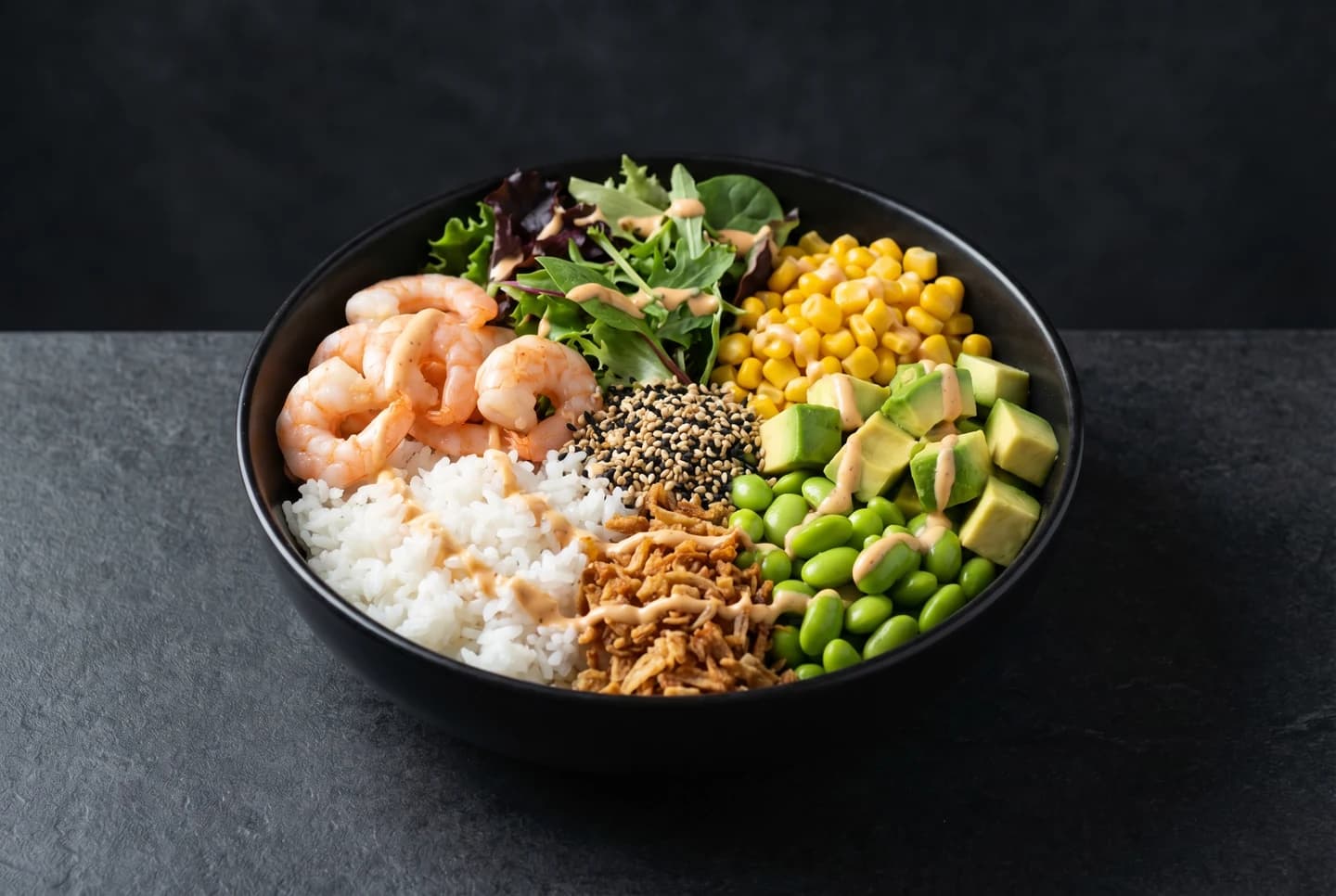 Sweet Prawn Poke Bowl